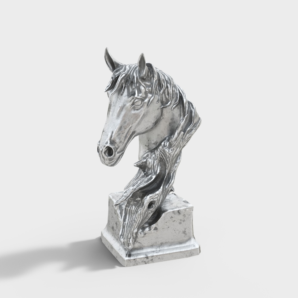 horse head sculpture