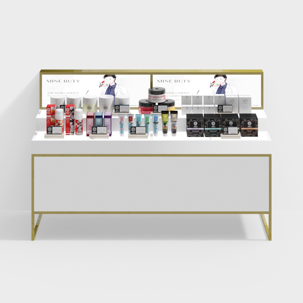 Beauty Showcase 3D Model