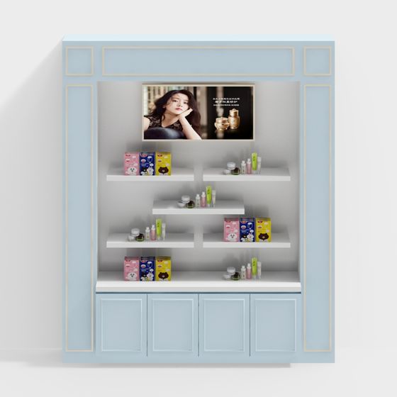 Elegant Showcase 3D model