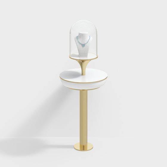 Elegant Jewelry Display Stand 3D model