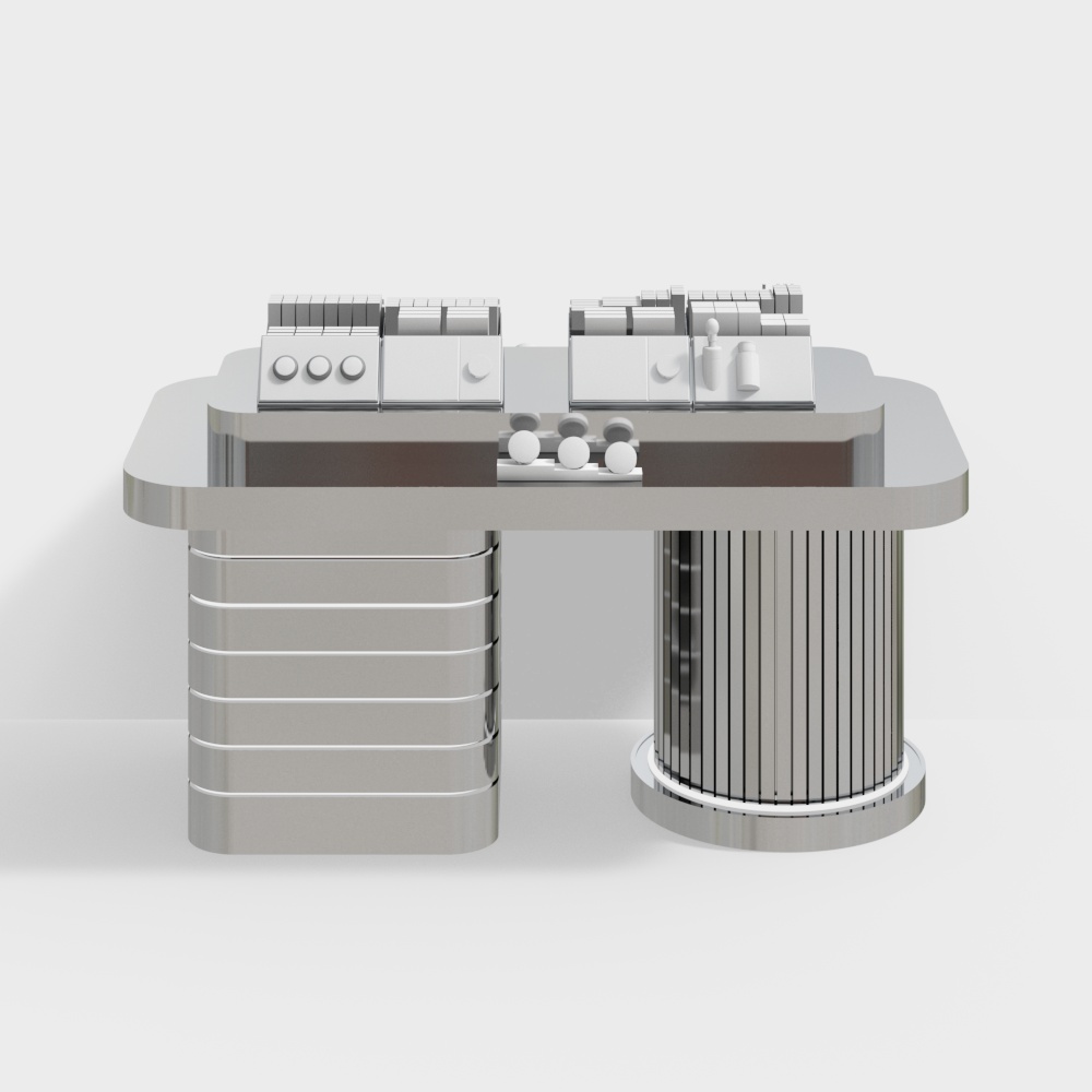 Cosmetics store booth