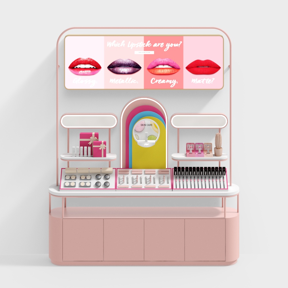Stylish Lipstick Display Stand 3D model