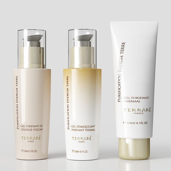 Terraké Skincare Bottles 3D model