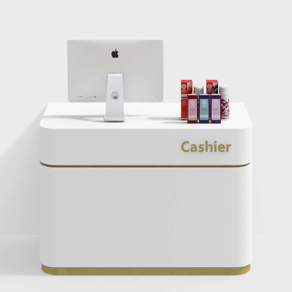 Beauty store cashier