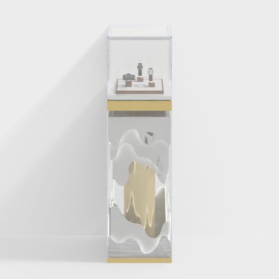 Luminous Jewelry Display Case 3D model