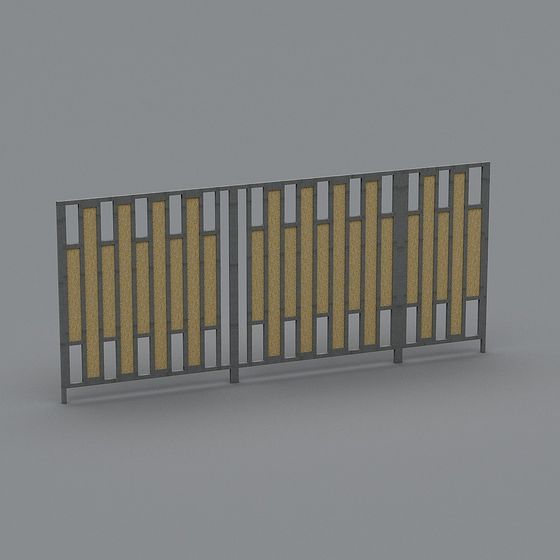 Urban Partition Screen 3D model