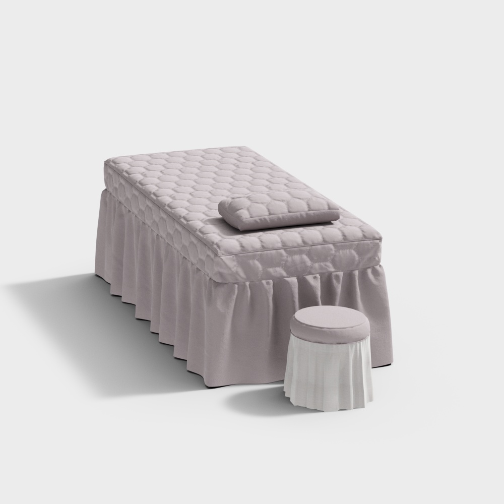 Nail salon eyelash bed