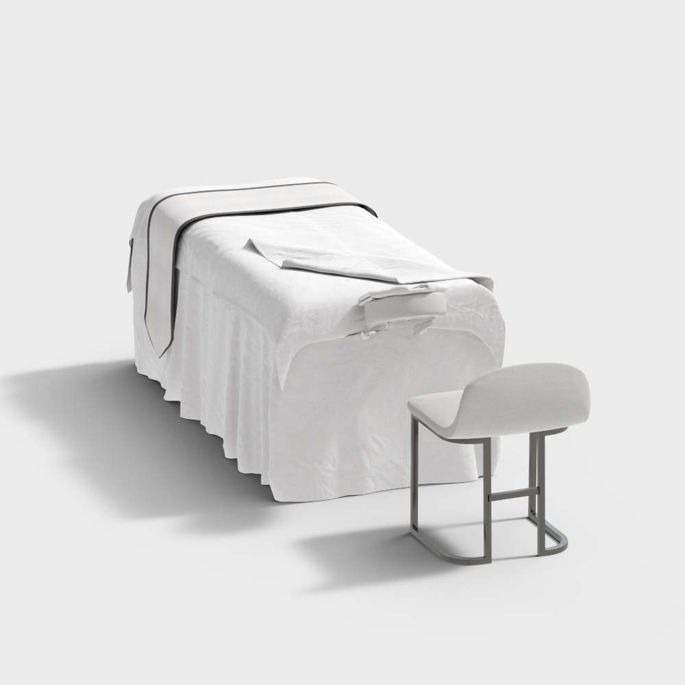 Nail salon eyelash bed