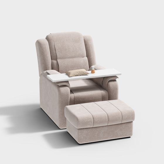 Cozy Retreat 3D Model Sofa Chair
