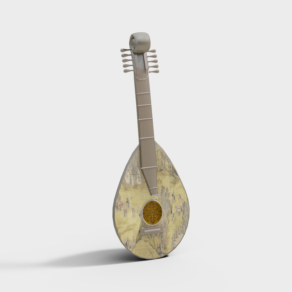 Guqin traditionnel de salle de classe