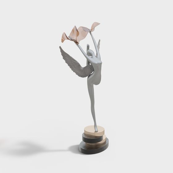 Dancing Flower 3D Model