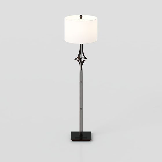 Elegant Minimalist Floor Lamp 3D model for Modern Interiors