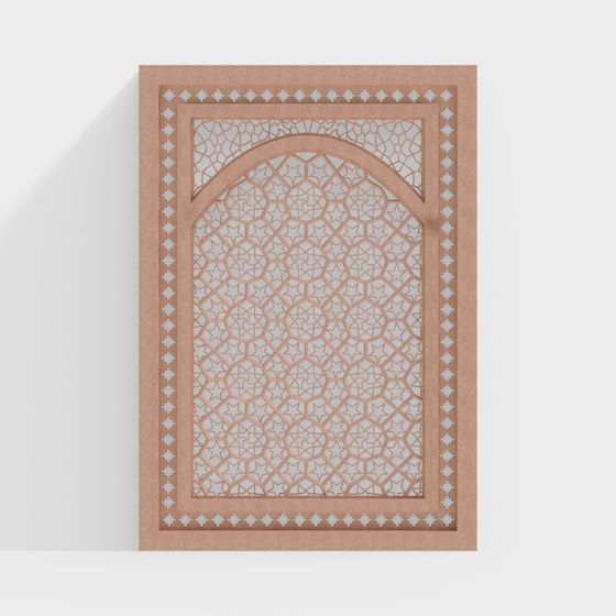 Elegant Low-Poly Archway 3D model for Creative Projects