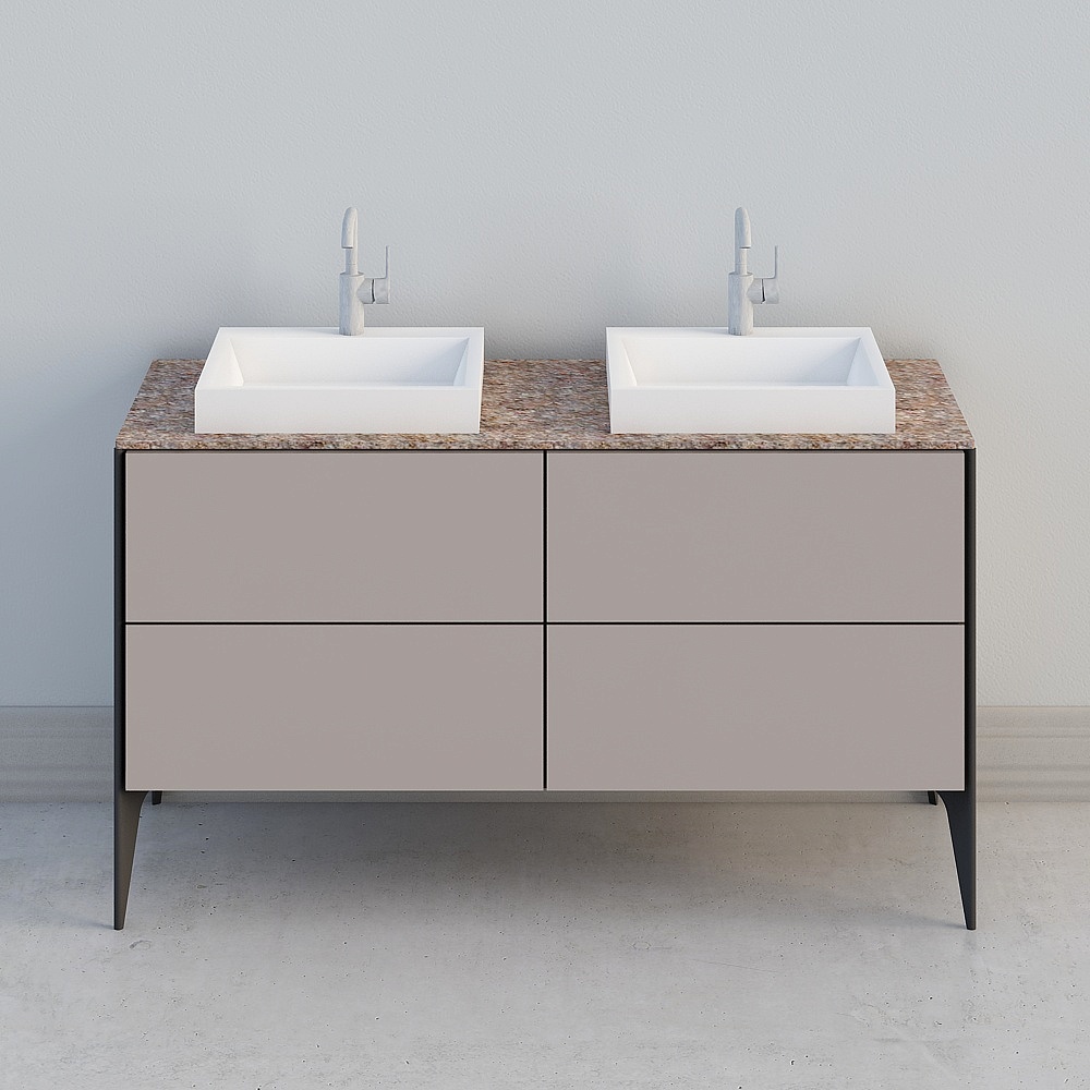 Lavoar dublu pe blat