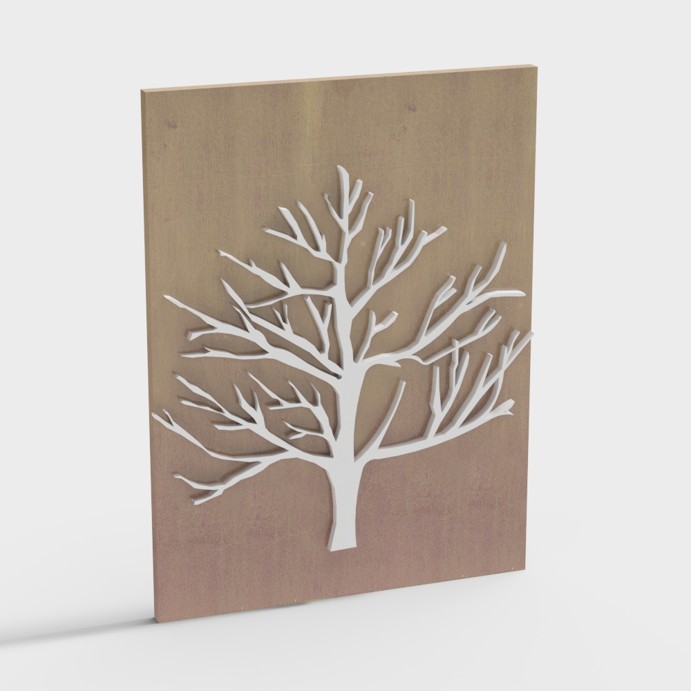 Museum landscape wall