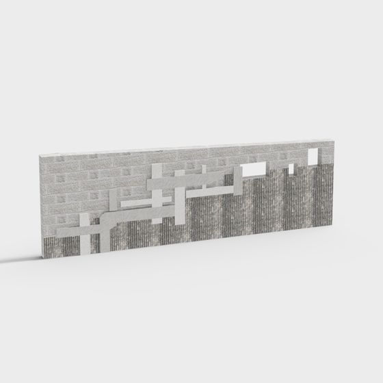 Urban Wall 3D Model