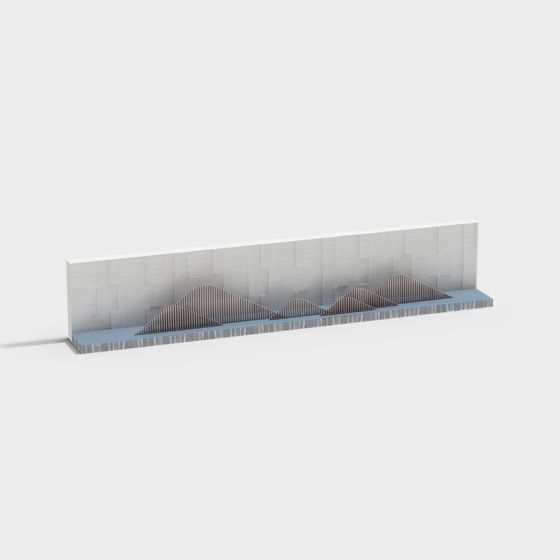 閉鎖されたコミュニティ景観壁