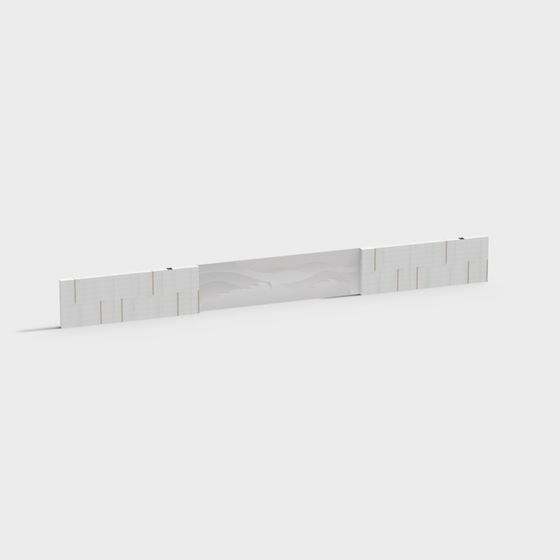 Modern Art Wall 3D model
