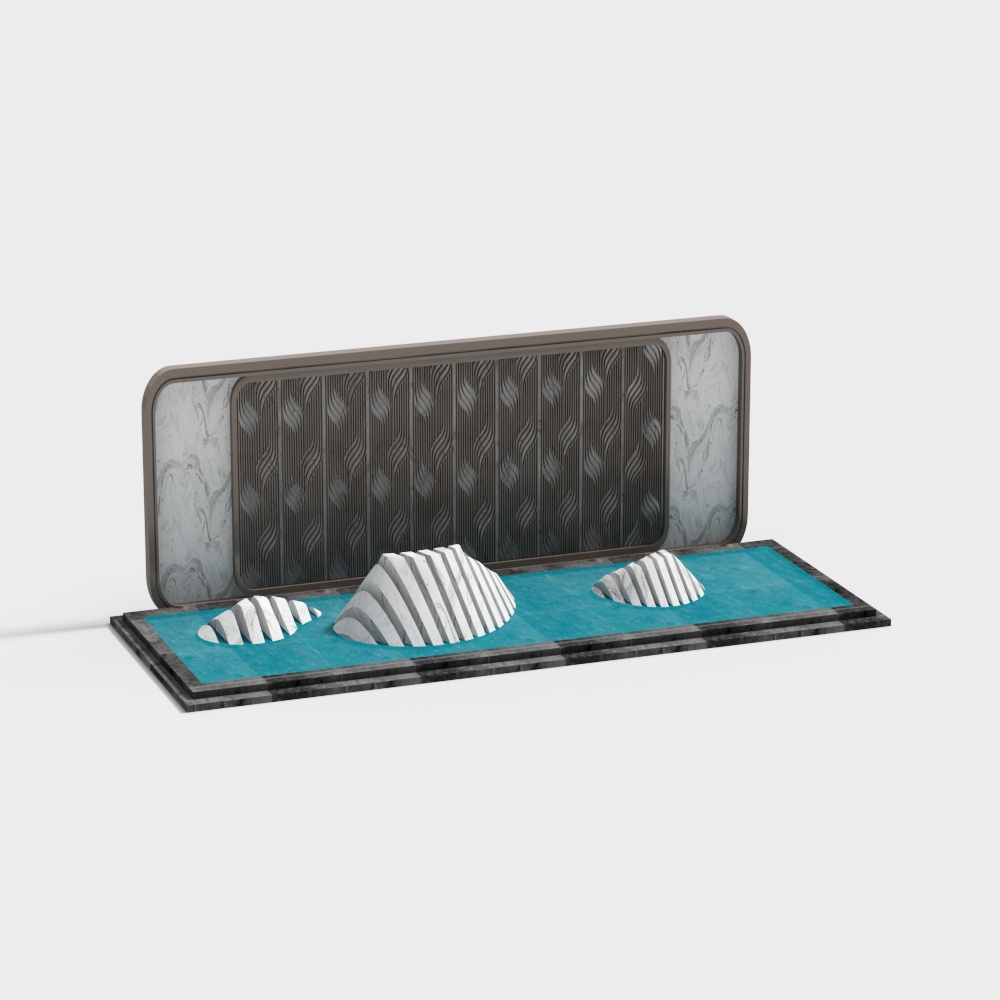 garden landscape wall