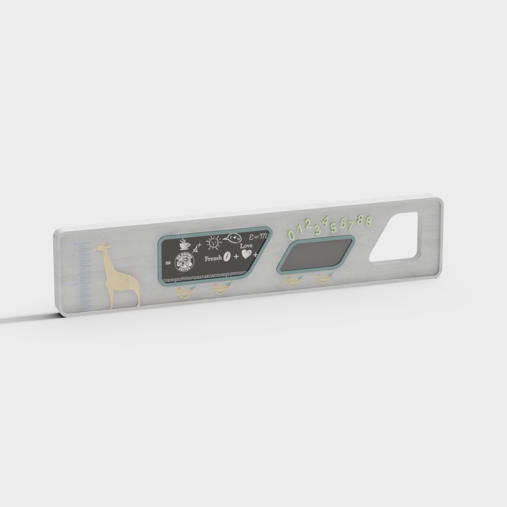 Low Poly Measurement Ruler 3D model