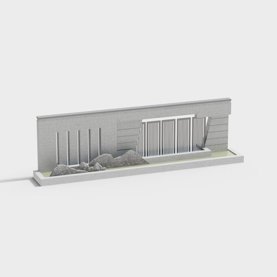 City Window Low Poly 3D model for Creative Projects