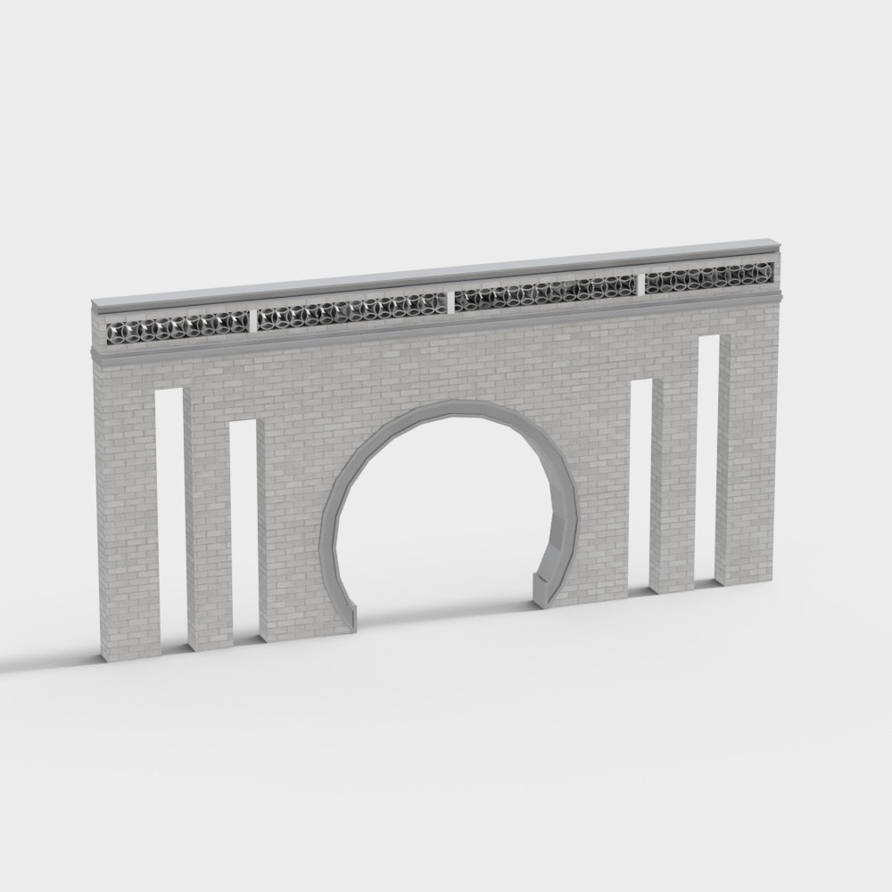 City Gate 3D Model