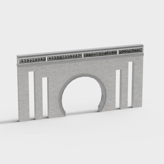 City Gate 3D Model
