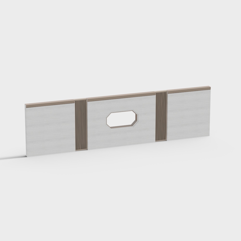 Nursing home landscape wall