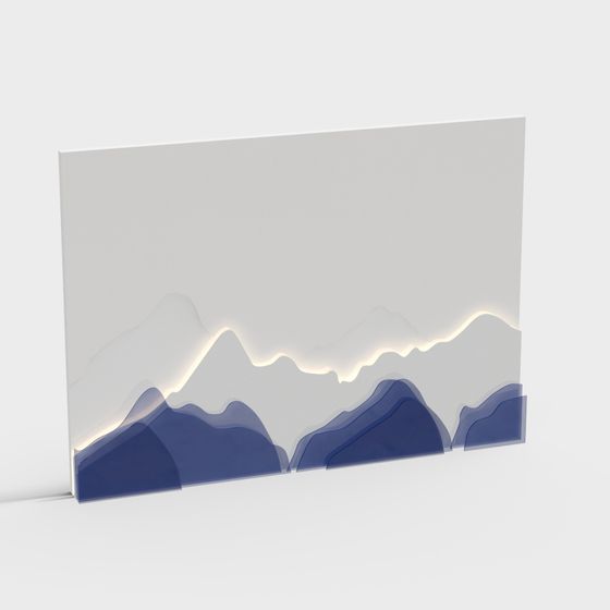 Snow Mountain Wonder 3D model