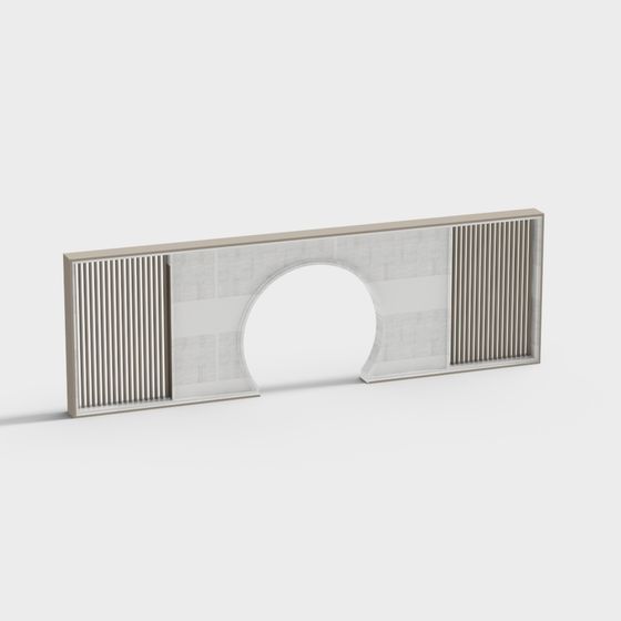 Minimalist 3D Model for Modern Urban Spaces