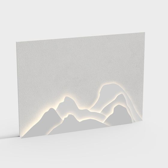 Light and Shadow Mountain 3D model