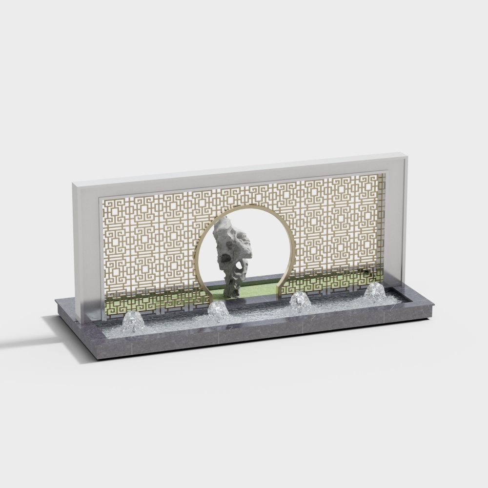 Manor landscape wall