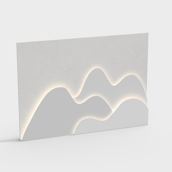 Mountain Light and Shadow 3D model