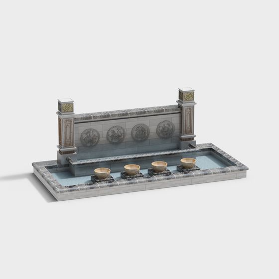 กำแพงฉากพลาซ่าช้อปปิ้ง