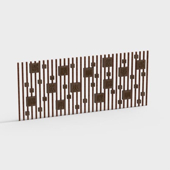 Eastern Rhythm Low-Polygon 3D Model