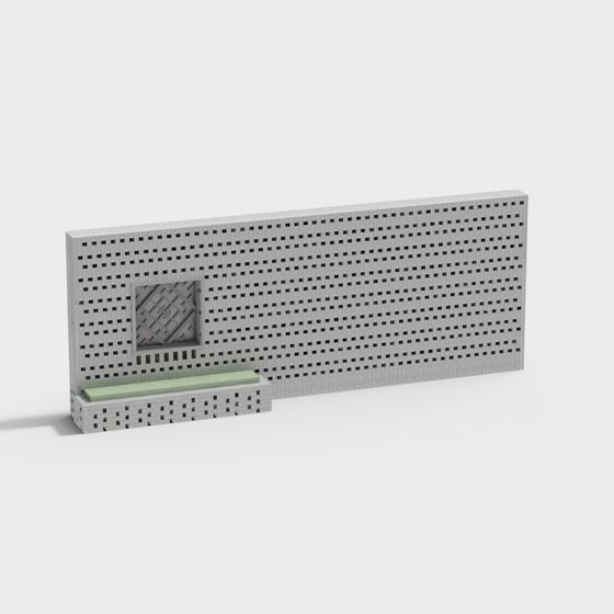 Urban Oasis Bench 3D model