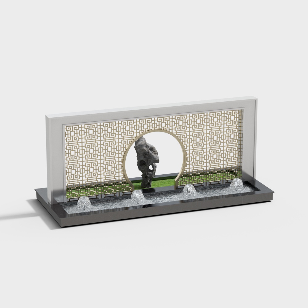 Internet celebrity check-in landscape wall