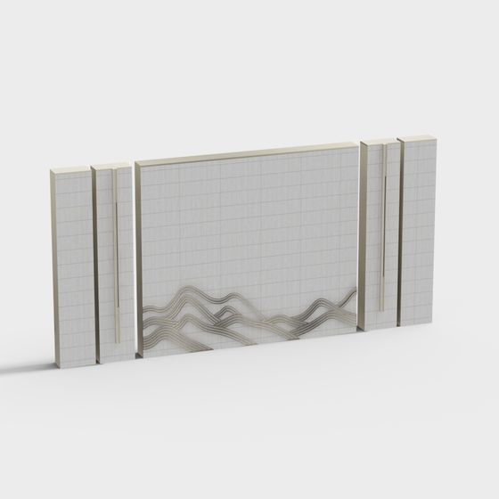 Urban Window 3D model for Contemporary Projects