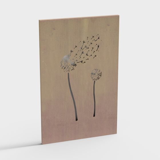 Dandelion Dance Low Poly 3D Model