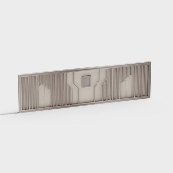 Futuristic Window 3D model