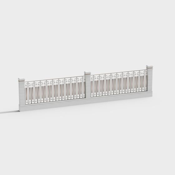 Urban Rhythm Railing 3D model