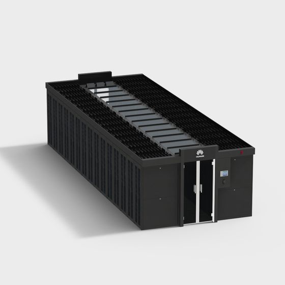 High-Detail Server Rack 3D Model for Modern Data Centers