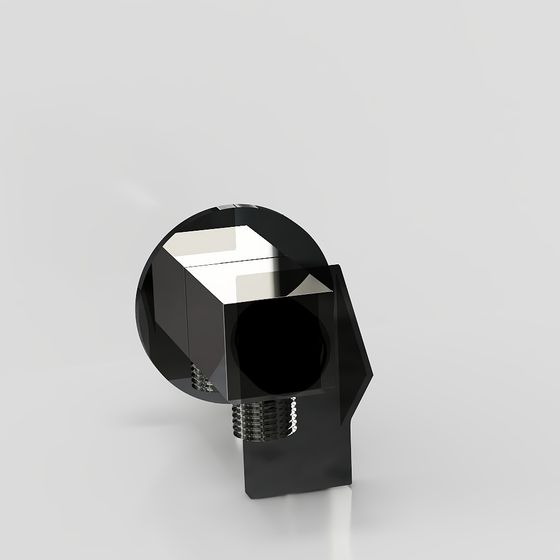 Stylish Low-Polygon Metallic 3D Model for Creative Projects