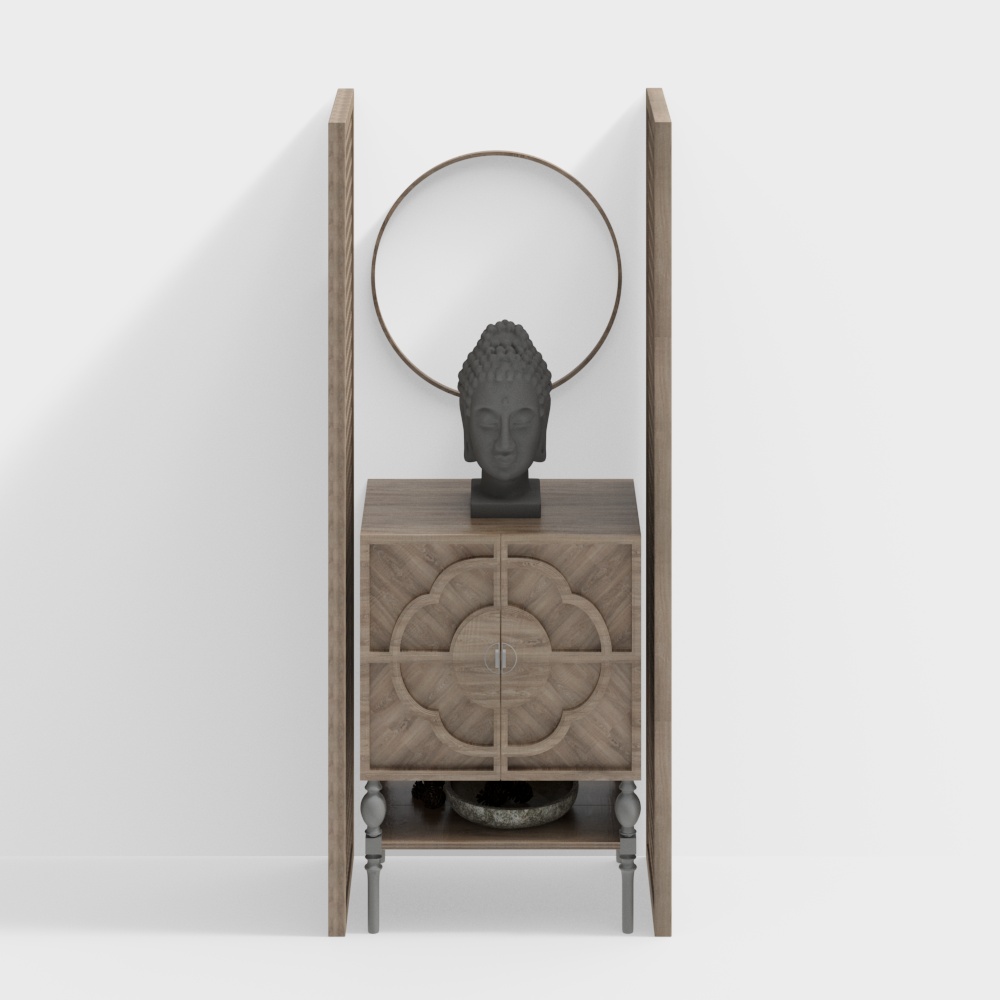 Altar Wooden Southeast Asian Style