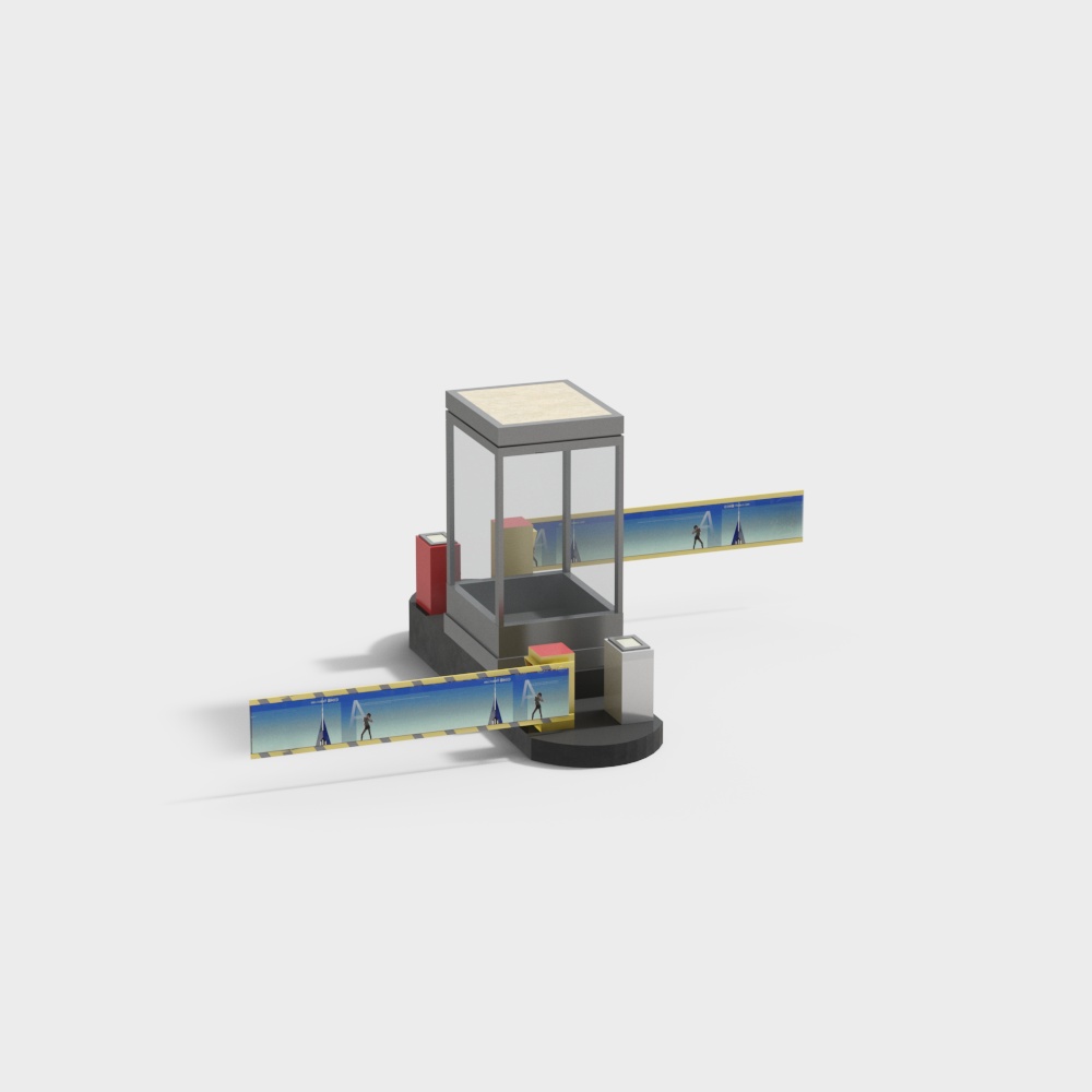 Futuristic Platform 3D model