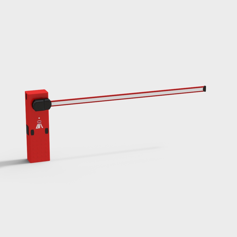 Intelligent electric straight barrier gate