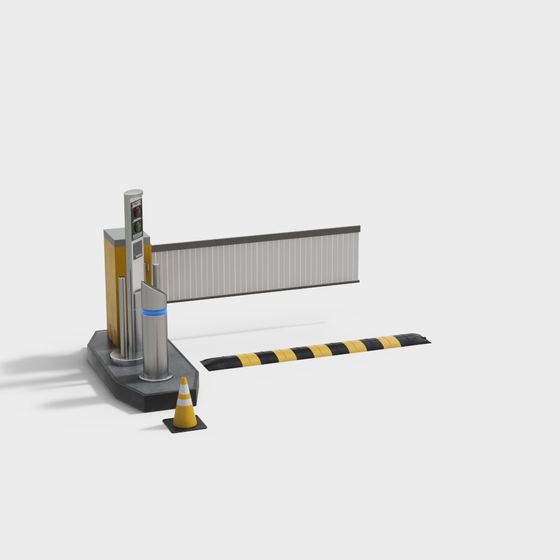 Urban Entrance Control System 3D model