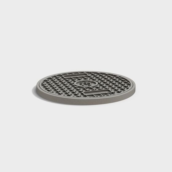 Urban Sewer Manhole Cover 3D model
