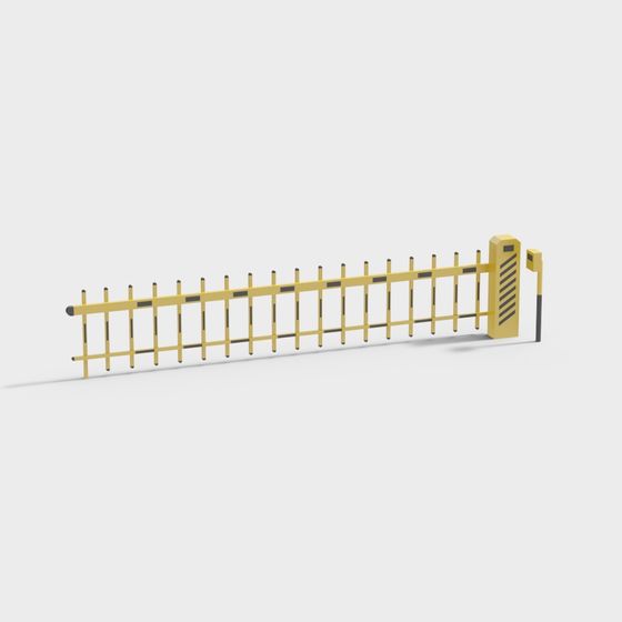 Modern Automatic Railing 3D model