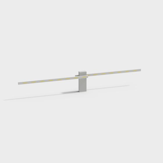 Futuristic Minimalist Automated Barrier 3D model